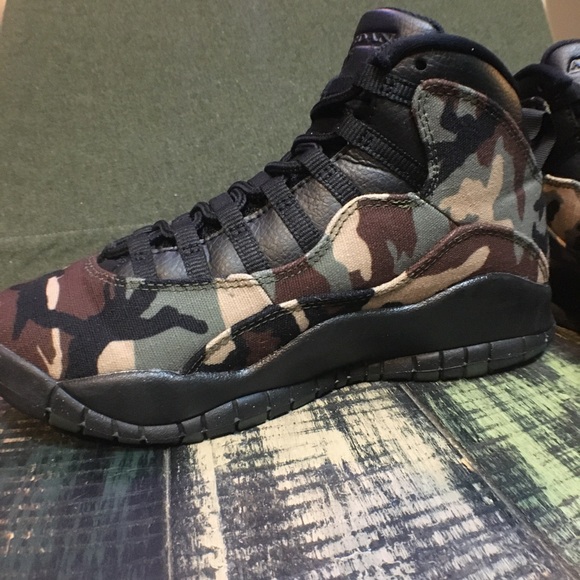 Jordan 10 Camouflage size 8 - Picture 6 of 10